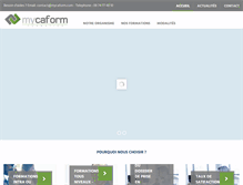 Tablet Screenshot of mycaform.com